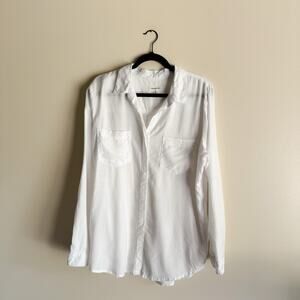 Thread & Supply White Pocket Front Button Up Shirt - XL